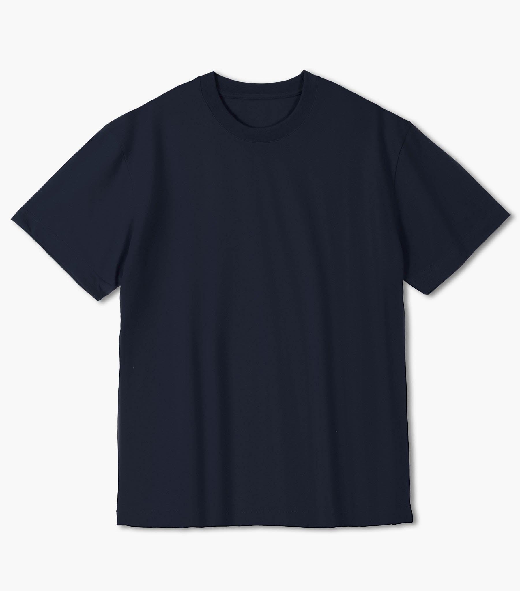 Classic Organic Tee – Navy Blue