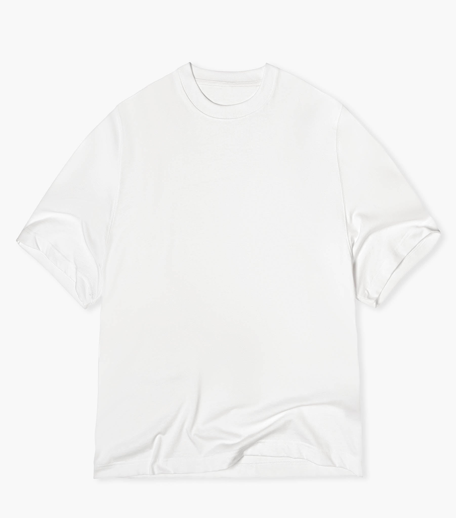 Oversized Organic T-Shirt – Bone White